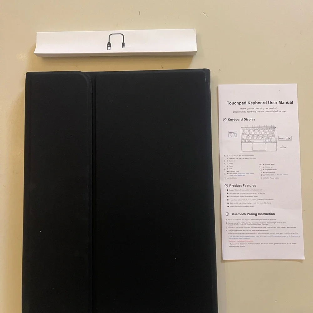 Harvopu Compatible for iPad 11th 10th Generation Case with Keyboard